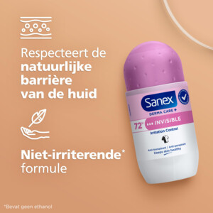 6x Sanex Deodorant Roller Dermo Invisible - 14.66 euro