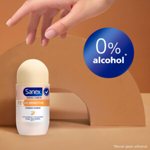 6x Sanex Deodorant Roller Dermo Invisible - 14.66 euro