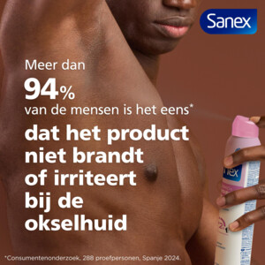 6x Sanex Deodorant Spray Derma Care+ Invisible - 17.97 euro