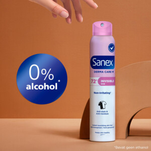 6x Sanex Deodorant Spray Derma Care+ Invisible - 17.97 euro