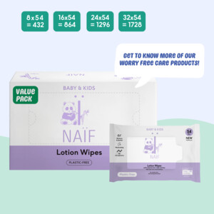 Naif Lotion Billendoekjes Plasticvrij - 12.49 euro