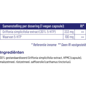 Vitakruid 5-HTP 100mg - 26.25 euro