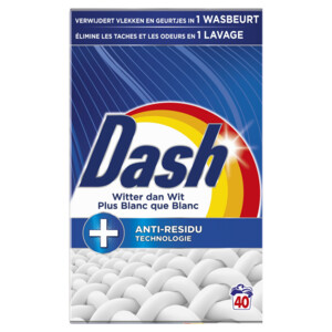 Dash Waspoeder Witter Dan Wit 40 Wasbeurten - 19.99 euro