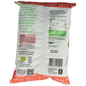 de Kleine Keuken Bio Rijstwafeltjes Aardbei 7+m - 1.7 euro