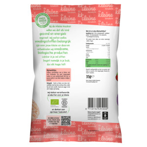 de Kleine Keuken Bio Rijstwafeltjes Aardbei 7+m - 1.7 euro
