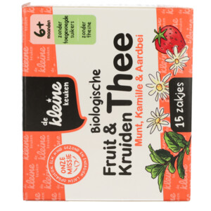 4x de Kleine Keuken Bio Thee 6+m Munt Kamille Aardbei - 12.65 euro