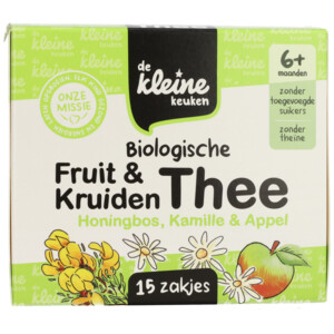 4x de Kleine Keuken Bio Thee 6+m Honingbos Kamille Appel - 12.04 euro