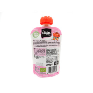 de Kleine Keuken Bio Knijpmix 12+m Pompoen Perzik Haver - 1.34 euro