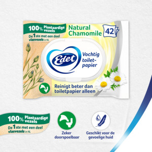 7x Edet Kamille Vochtige Toiletpapier - 17.52 euro