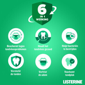 3x Listerine Mondwater Total Care Tandvleesbescherming - 22.02 euro