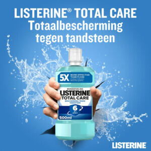 3x Listerine Total Care Bescherming Tegen Tandsteen - 22.02 euro