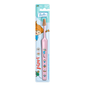 TePe Tandenborstel Mini Extra Soft Pippi - 2.79 euro