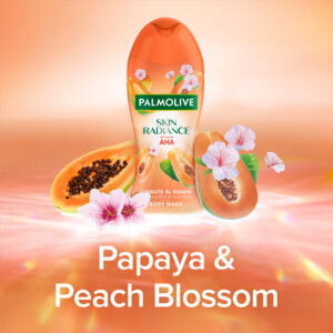 Palmolive Douchegel Skin Radiance Papaya Peach - 3.99 euro