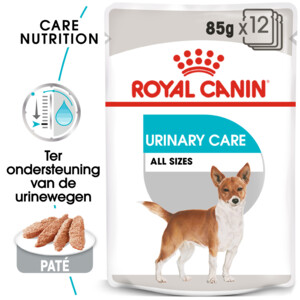 12x Royal Canin Urinary Care Hondenvoer Nat 85 gr