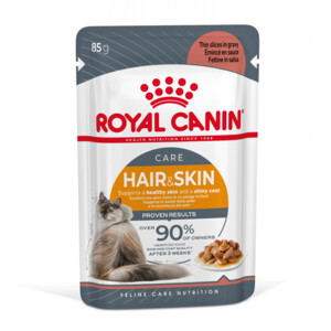 12x Royal Canin Hair & Skin Care Gravy Kattenvoer Nat