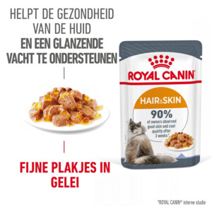 12x Royal Canin Hair & Skin Care Jelly Kattenvoer Nat 85 gr