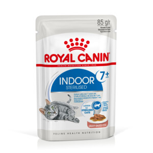 12x Royal Canin Indoor 7+ Gravy Kattenvoer Nat