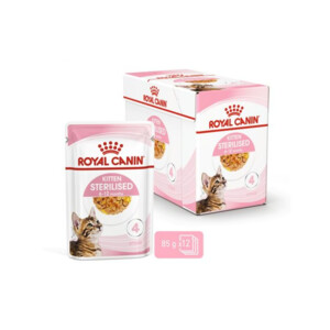 12x Royal Canin Kitten Sterilised Jelly Kattenvoer Nat 85 gr