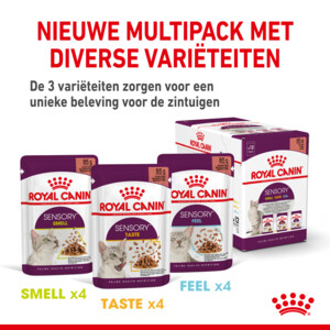 12x Royal Canin Sensory Smell In Gravy Kattenvoer Nat 85 gr