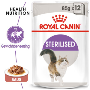 12x Royal Canin Sterilised Gravy Kattenvoer Nat 85 gr