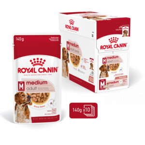 40x Royal Canin Medium Adult Hondenvoer Nat 140 gr