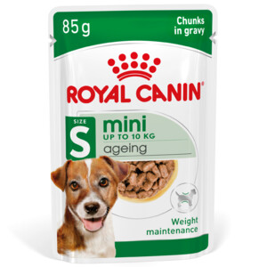 12x Royal Canin Mini Ageing 12+ Hondenvoer Nat