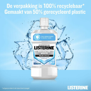 Listerine Mondwater Advanced White Mild - 7.99 euro