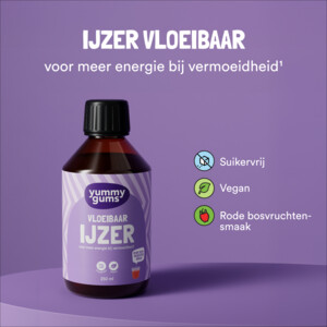 Yummygums IJzer Vloeibaar - 24.95 euro