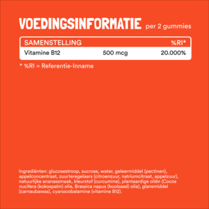 Yummygums B12 Energie Gummies - 19.95 euro