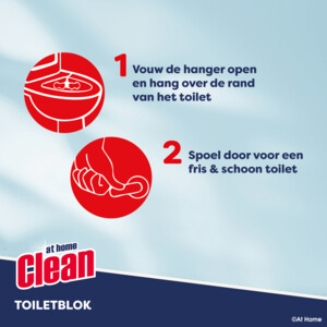 6x At Home Toiletblok Lemon - 5.71 euro