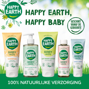 Happy Earth Baby & Kids 100% Natuurlijke Badolie - 9.99 euro