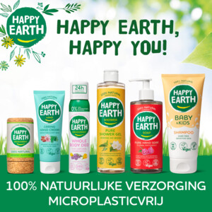 6x Happy Earth 100% Natuurlijke Handzeep Navulling Jasmine Ho Wood - 23.97 euro
