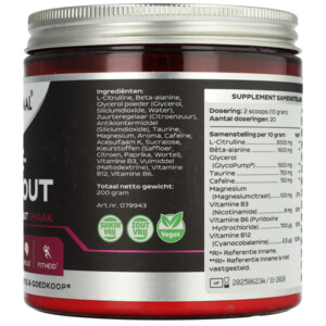 Lucovitaal Pre-Workout Tropisch Fruit - 19.99 euro