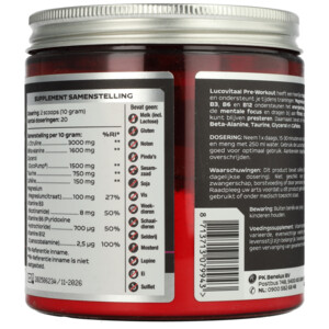 Lucovitaal Pre-Workout Tropisch Fruit - 19.99 euro