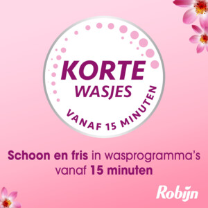8x Robijn Advanced Quickwash Vloeibaar Wasmiddel Sunset Bloom 22 Wasbeurten - 80.99 euro