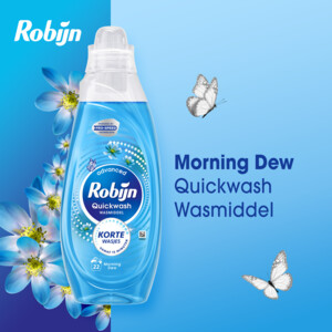 8x Robijn Advanced Quickwash Vloeibaar Wasmiddel Morning Dew 22 Wasbeurten - 42.54 euro