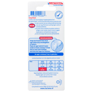 Lactona Ragers Easyclean L Paars Cilindrisch 8.0 mm - 6.69 euro