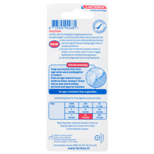 Lactona Ragers Easyclean XL Grijs Cilindrisch 10.0 mm - 6.69 euro