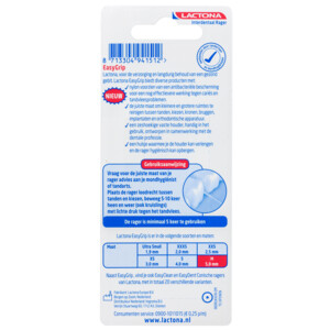 Lactona EasyGrip Ragers M Licht blauw 5.0 mm - 5.99 euro