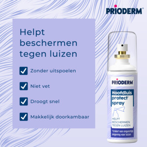 Prioderm Hoofdluis Spray & Protect - 14.95 euro