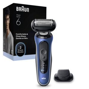 Braun Elektrisch Scheerapparaat Series 6 62-B1200S Blauw - 110.99 euro