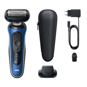 Braun Elektrisch Scheerapparaat Series 6 62-B1200S Blauw - 110.99 euro