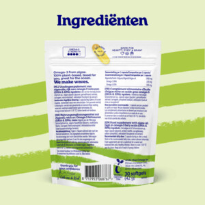 Arctic Blue Omega-3 Algenolie DHA & EPA 525mg - 15.89 euro