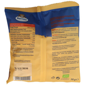 3x Bambix Bearsnacks 6+ mnd Wortel Tomaat Bio - 5.16 euro