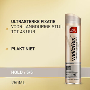 3x Wella Flex Haarspray Shine Ultra Strong - 13.08 euro