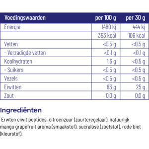 Vitakruid Clear Protein Mango Grapefruit - 31.39 euro