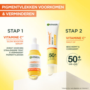 Garnier Vitamine C* Daily UV Anti-pigmentvlekken Fluid SPF 50+ Transparant - 23.99 euro