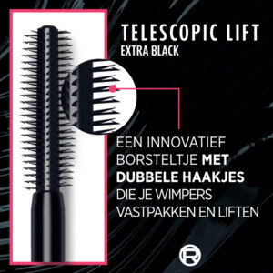 L'Oréal Paris Telescopic Lift Mascara Extra Black - Vegan - 18.69 euro