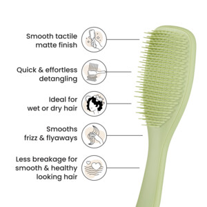 Tangle Teezer Ultimate Detangler Haarborstel Matte Olive Green - 17.79 euro