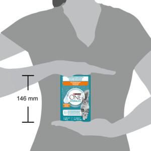 4x Purina ONE Kattenvoer Nat Hydralife  Adult Kip 6 x 50 gr